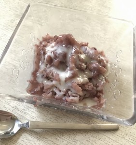 あずきバーかき氷